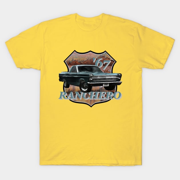 Ranchero 1967 Utility Vehicle T-Shirt by CharJens